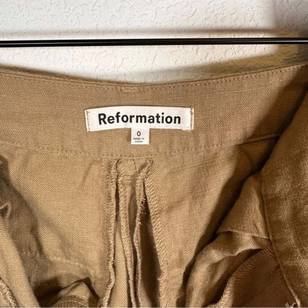 Reformation‎ Womens 100% Linen Wide Leg Size 0